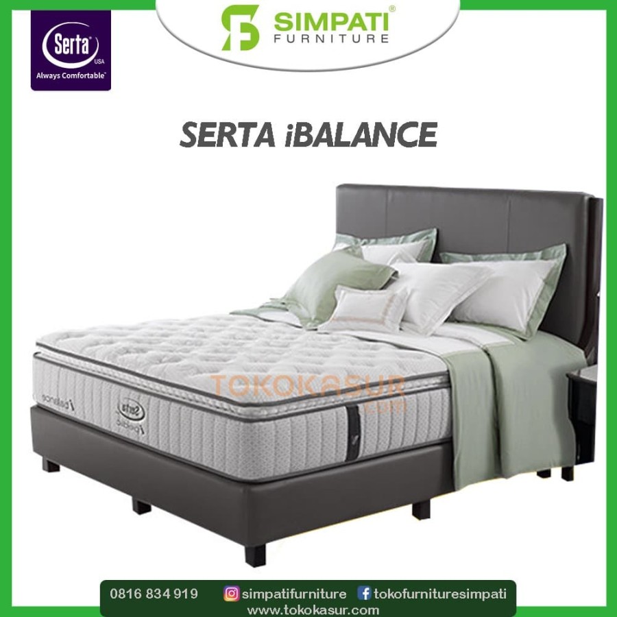 Springbed serta uk 160x200 I balance komplit set 36cm
